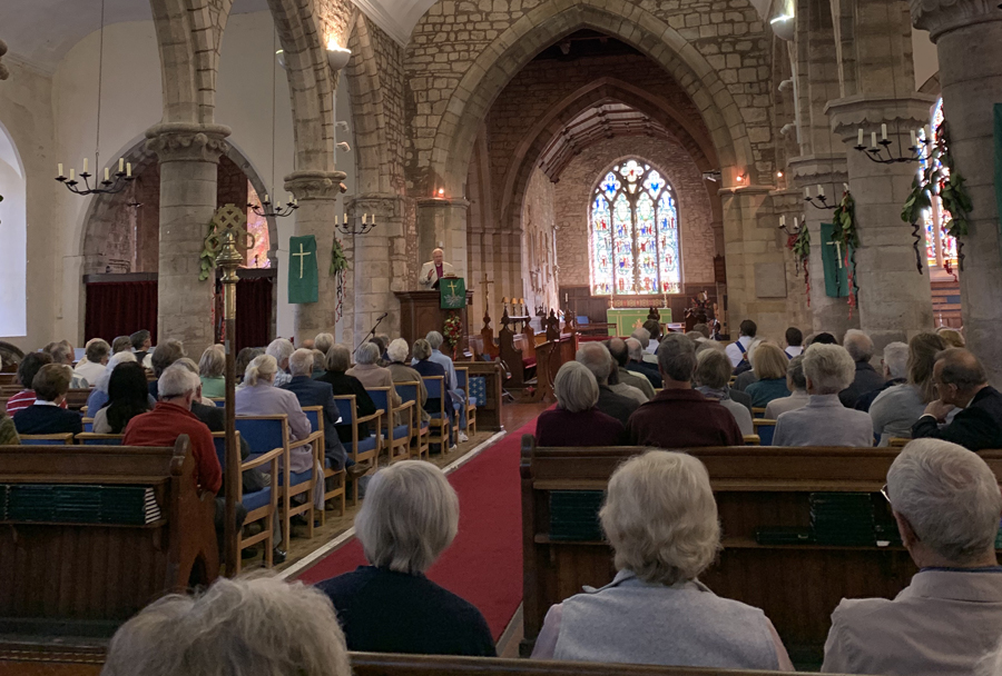 St Peters Church, Bromyard has benefitted from an EICR condition report from Grange 