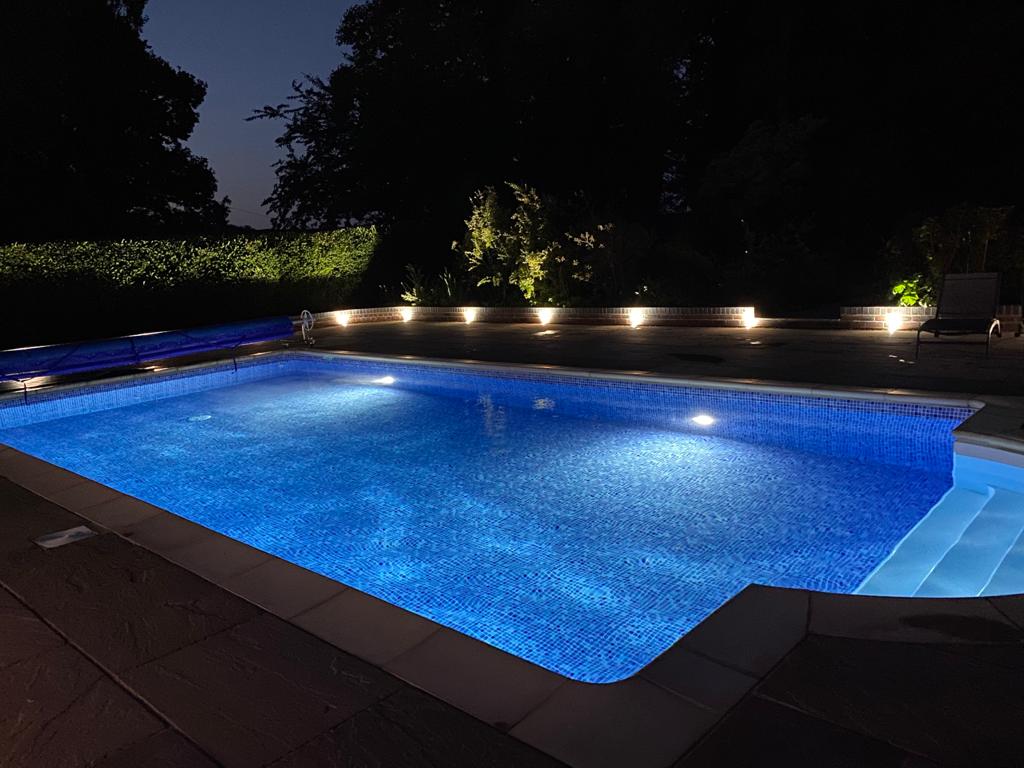 Swimming pool lighting installation – Grange Electrical Systems Ltd
